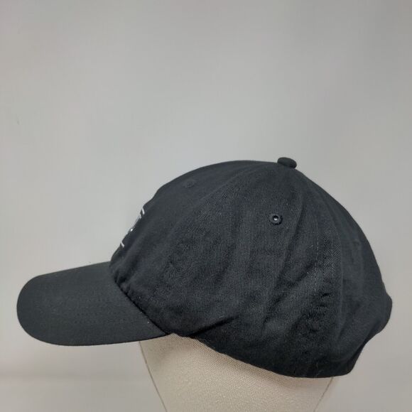 GSP Slideback Hat Black One Size Adjustable Embroidered American Flag 6 Panel - Picture 3 of 7